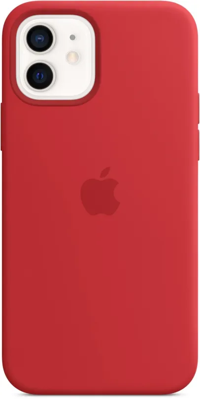 Kryt na mobil Apple iPhone 12 a 12 Pre Silikónový kryt s MagSafe (PRODUCT) RED