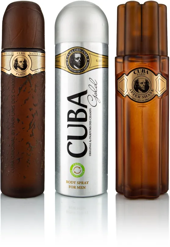 Darčeková sada parfumov CUBA Cuba Gold EdT Set 400 ml