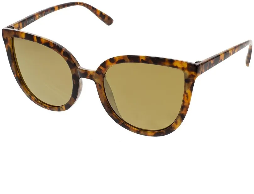 Slnečné okuliare OEM dámske oválne Surface žíhané hnedé obrúčky hnedé sklá