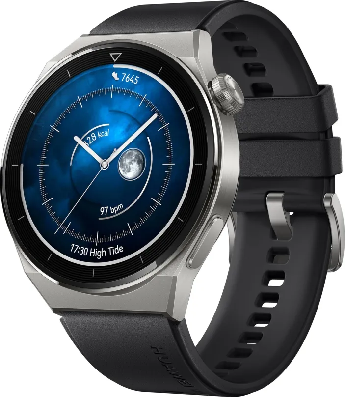 Chytré hodinky Huawei Watch GT 3 Pro 46 mm Black Strap, pre mužov aj ženy, s ovládaním v č