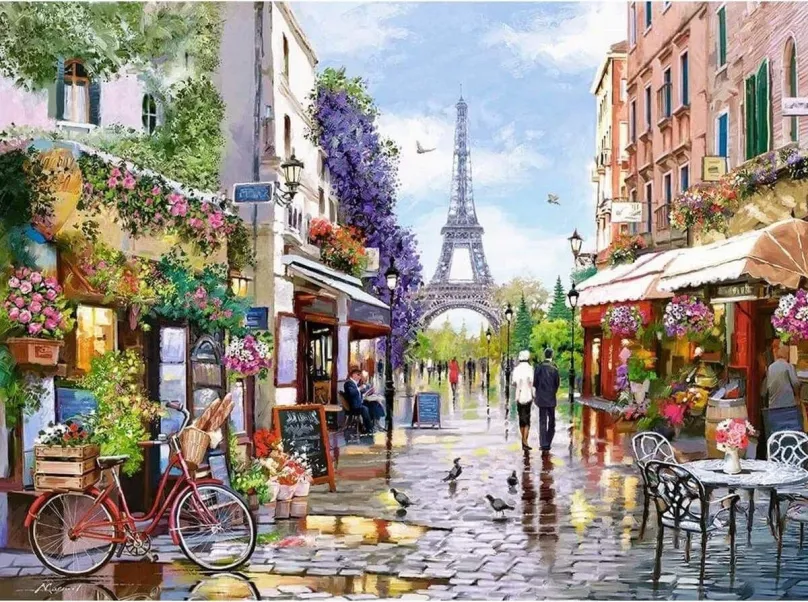 Puzzle Castorland Puzzle Rozkvitnutý Paríž 3000 dielikov