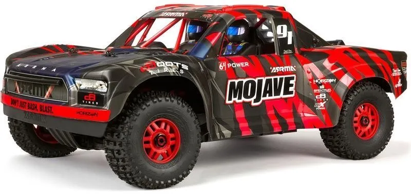 RC auto Arrma Mojave 6S BLX 1:7 4WD RTR červená, - vhodné pre deti od 14 rokov, monster tr