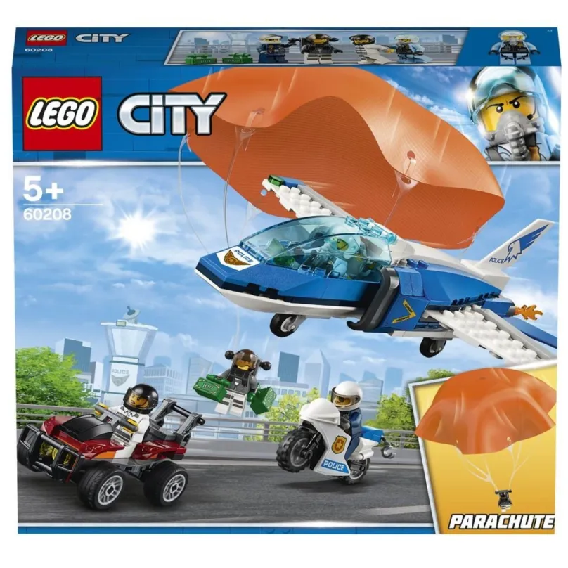LEGO stavebnice LEGO City 60208 Zatknutie zlodeja s padákom