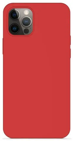 Kryt na mobil Epico Silicone case iPhone 12/iPhone 12 Pre červený