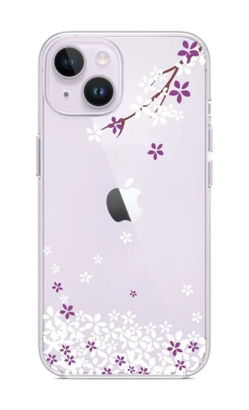 Kryt na mobil TopQ Kryt iPhone 14 Kvety sakury 81929