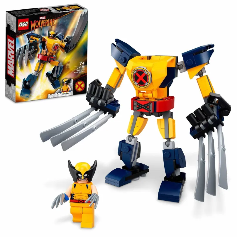 LEGO stavebnica LEGO® Marvel 76202 Wolverinovo robotické brnenie