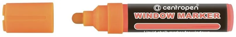 Popisovač CENTROPEN značkovač 9121 kriedový oranžový 2-3mm