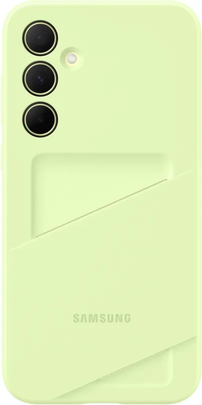 Kryt na mobil Samsung Galaxy A35 Zadný kryt s vreckom na kartu Lime