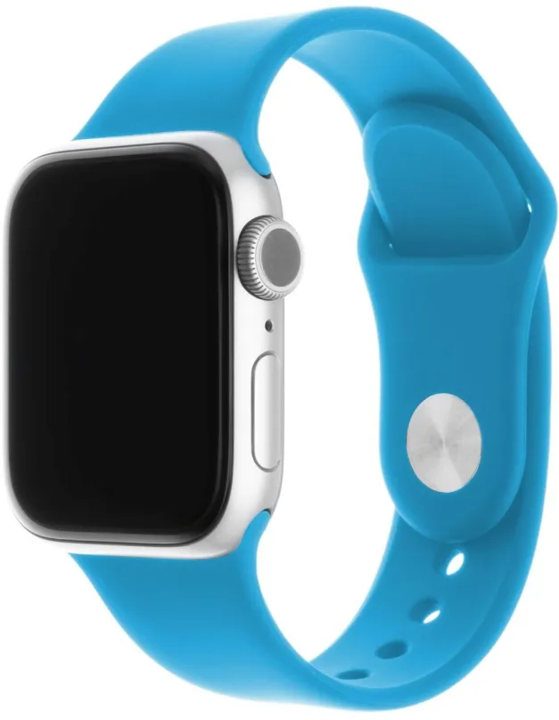 Remienok FIXED Silicone Strap SET pre Apple Watch 38/40/41mm sýto modrý