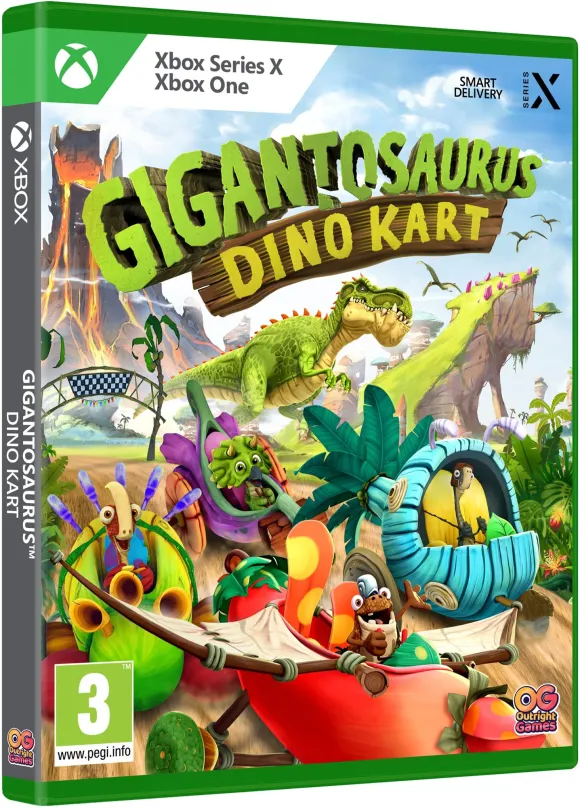 Hra na konzole Gigantosaurus: Dino Kart - Xbox