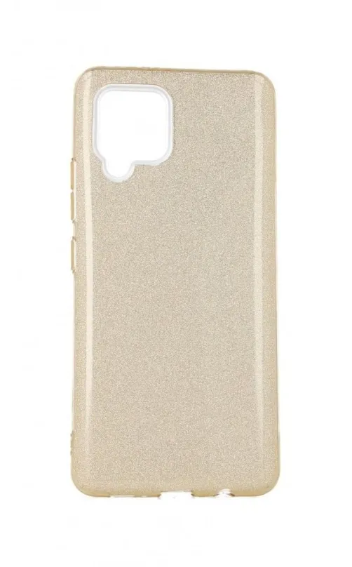 Kryt na mobil TopQ Samsung A42 glitter zlatý 55356, pre Samsung Galaxy A42, materiál silik