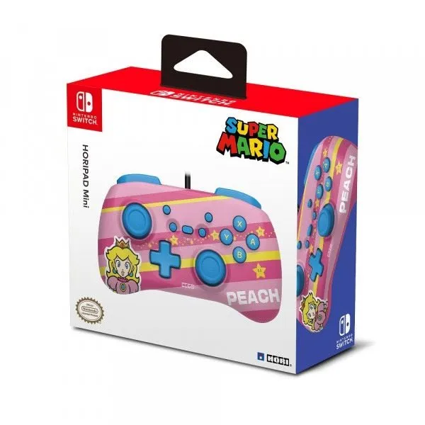 Gamepad HORIPAD Mini - Super Mario Series Peach - Nintendo Switch, pre PC a Nintendo Switc