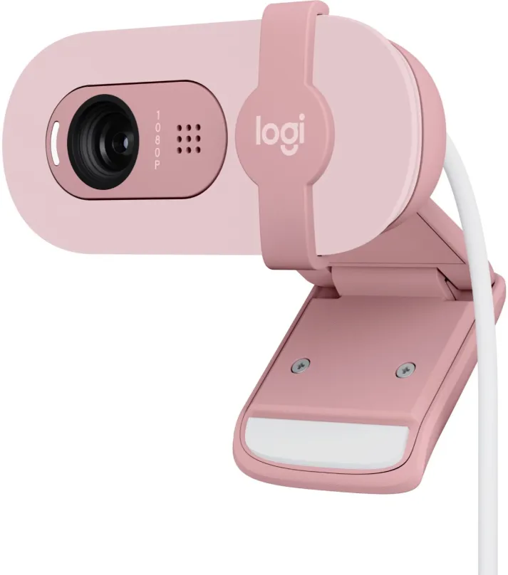 Webkamera Logitech Brio 100, Off-white, s rozlíšením Full HD (1920 x 1080 px), fotografie