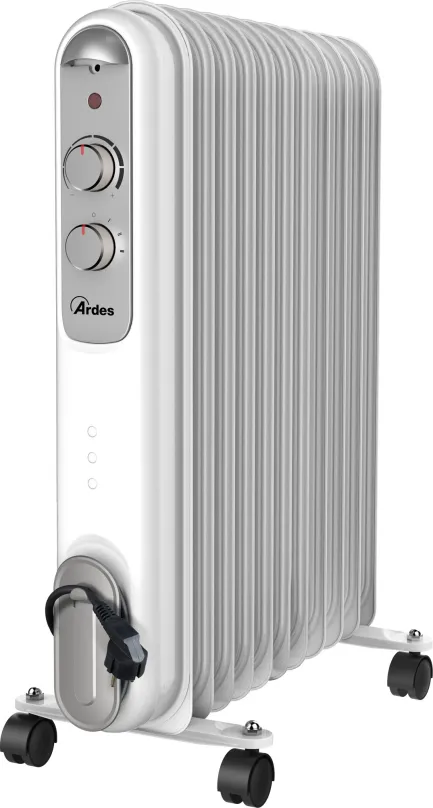 Elektrický radiátor Elektrický mini olejový radiátor Ardes 4R11S, do bytu, do domu a na