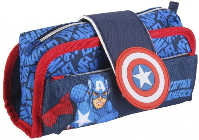 Peračník Marvel: Captain America - trojdielny peračník na ceruzky
