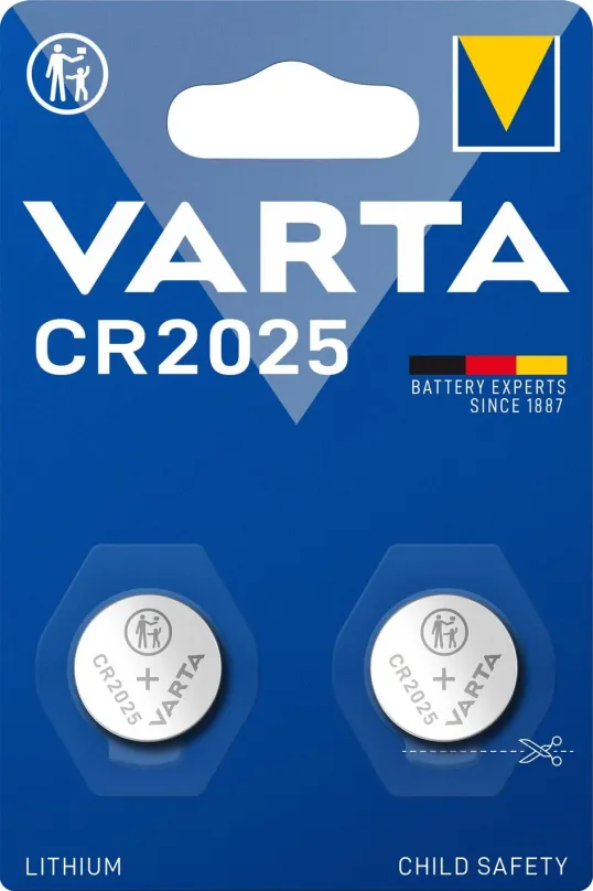 Gombíková batéria VARTA špeciálna lítiová batéria CR2025 2ks