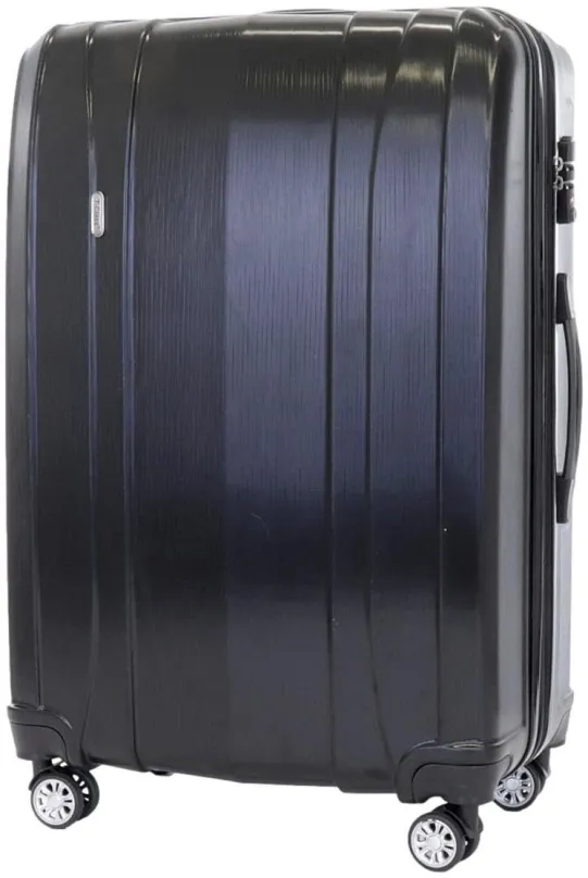 Cestovný kufor T-class TPL-7002, vel. XL, TSA zámok, rozšíriteľné, (čierna), 75 x 48 x 30cm