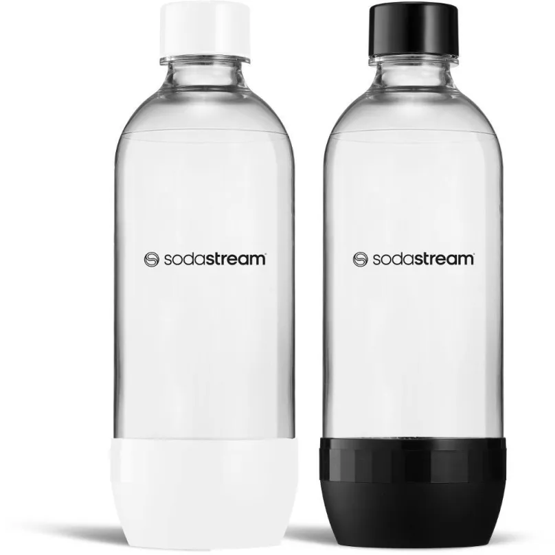 Sodastream fľaša SODASTREAM Fľaša Jet 2 x 1 l Black White do umývačky
