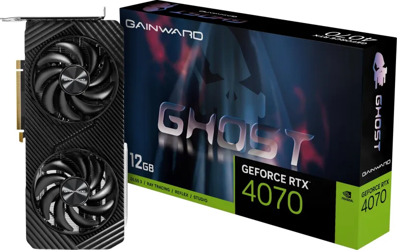 Grafická karta GAINWARD GeForce RTX 4070 Ghost 12GB, 12 GB GDDR6X (21000 MHz), NVIDIA GeF