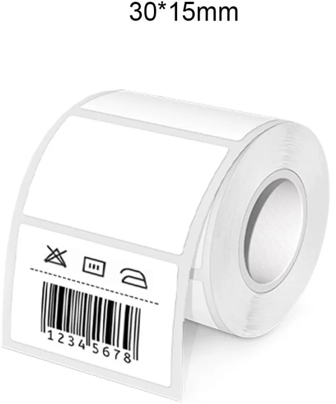 Etikety IMMAX Samolepiace štítky 30x15mm pre tlačiareň DTS01, termo rolka 380ks