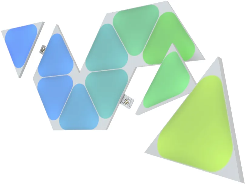 Modulárne svetlo Nanoleaf Shapes Triangles Mini Exp. Pack 10 Pack