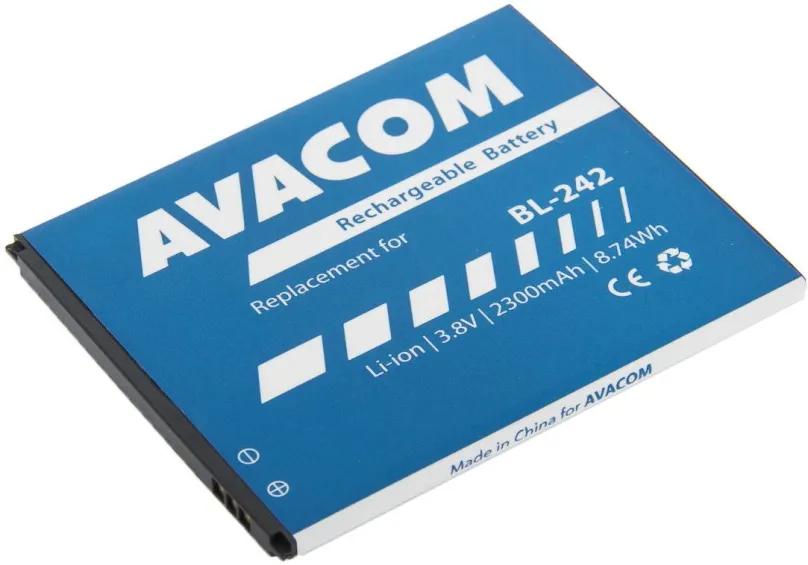 Batéria pre mobilný telefón Avacom pre Lenovo A6000 Li-Ion 3.8V 2300mAh (náhrada BL242)