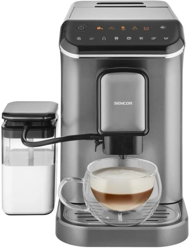 Automatický kávovar SENCOR SES 8000BK, s mlynčekom s kapacitou 200 g, do domácnosti, príko
