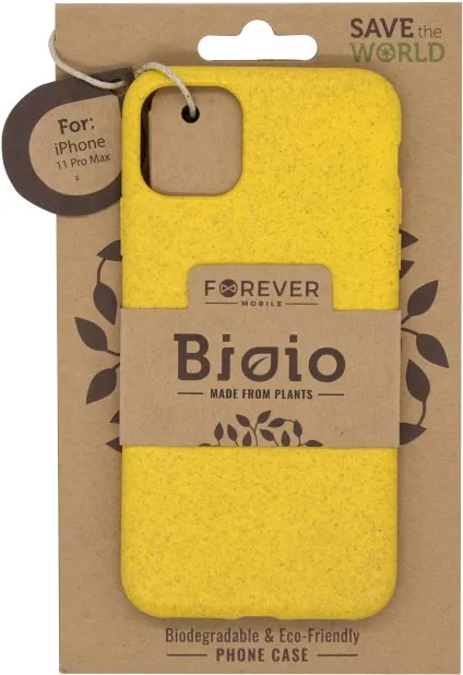 Kryt na mobil Forever Bioio pre iPhone 11 Pro Max žltý