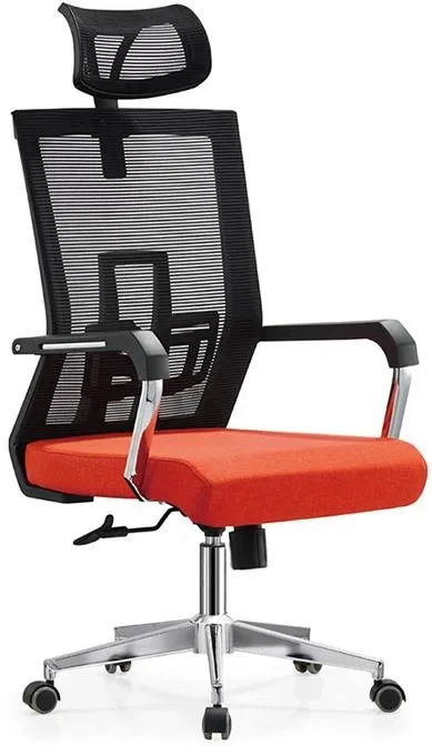 Kancelárska stolička DALENOR Luccas HB, textil, čierna / červená