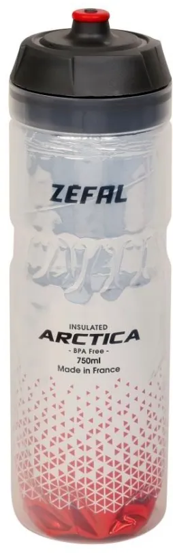 Fľaša na pitie Zefal Arctica 75 new strieborná - červená