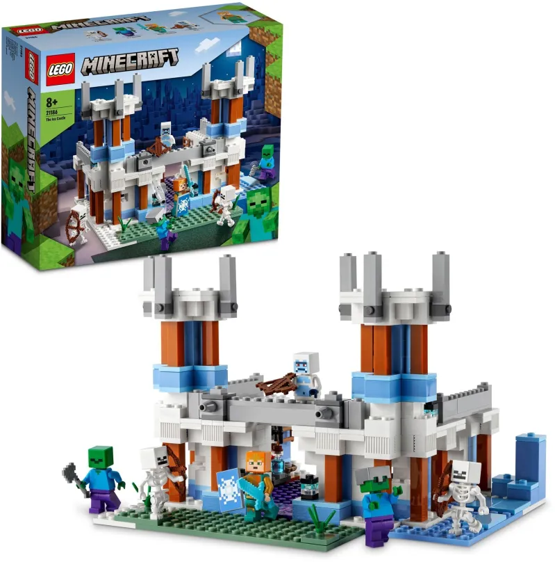 LEGO stavebnica LEGO® Minecraft® 21186 Ľadový zámok