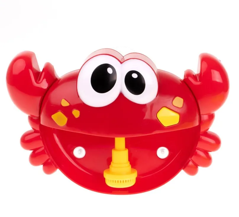 Hračka do vody Penová hračka do kúpeľa s generátorom bubliniek krab