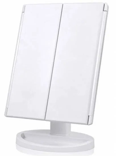 Kozmetické zrkadlo IQ-TECH iMirror 3D Magnify, biele
