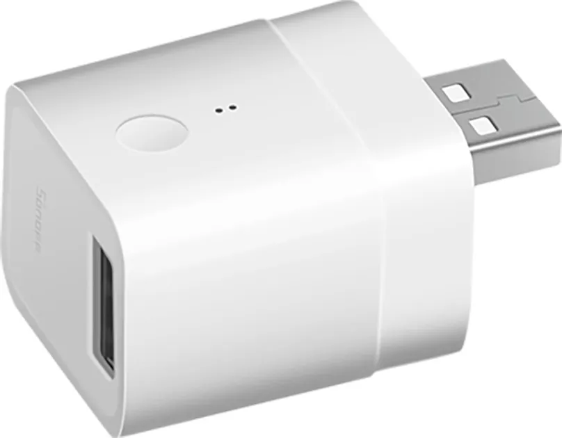 WiFi spínač Sonoff Micro USB Smart Adaptor, na osvetlenie a ovládanie domácnosti, pripojen