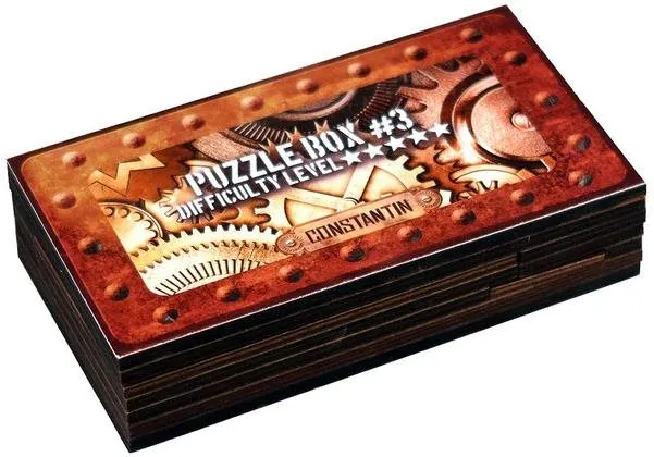 Hlavolam RECENTTOYS Puzzle Box #3, materiál drevo, vhodné od 14 rokov