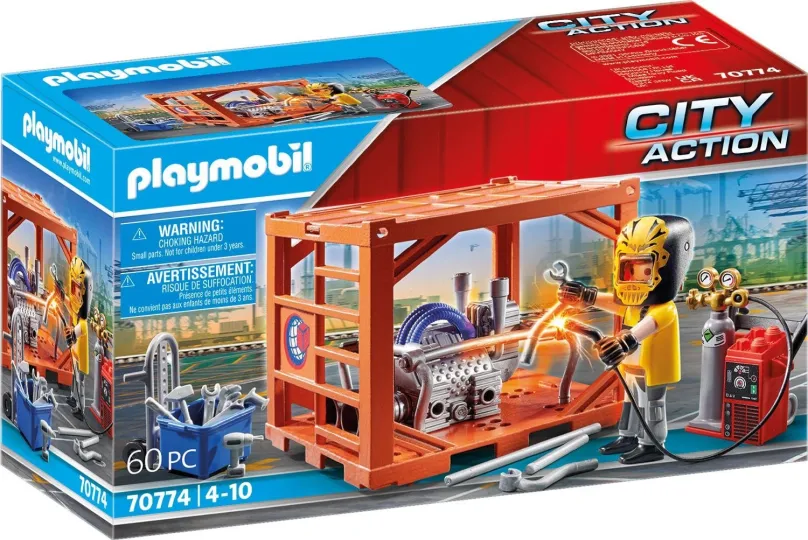 Stavebnica Playmobil Výroba kontajnerov