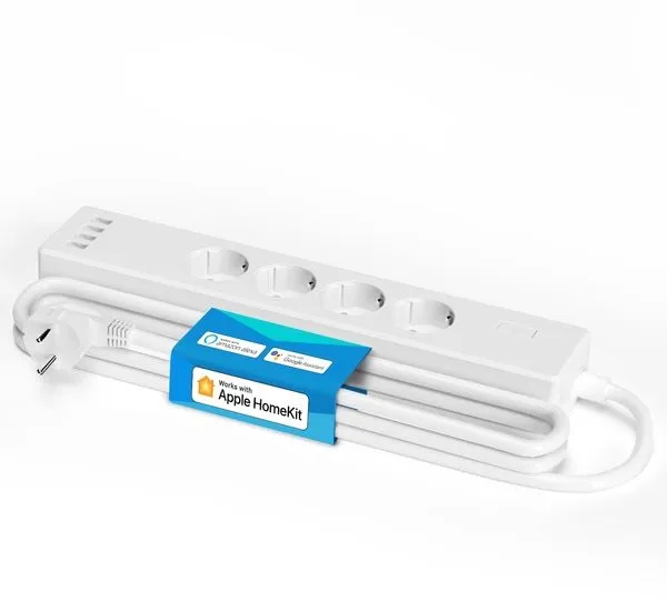 Chytrá zásuvka Meross Smart Wi-Fi Power Strip 4AC+4USB