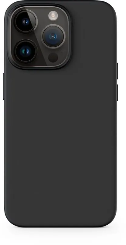 Kryt na mobil Epico silikónový kryt pre iPhone 14 Pro s podporou uchytenia MagSafe - čierny