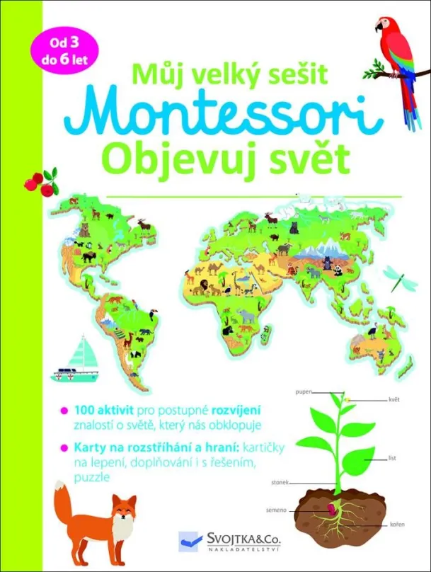 Svojtka & Co. Môj veľký zošit Montessori: Objavuj svet