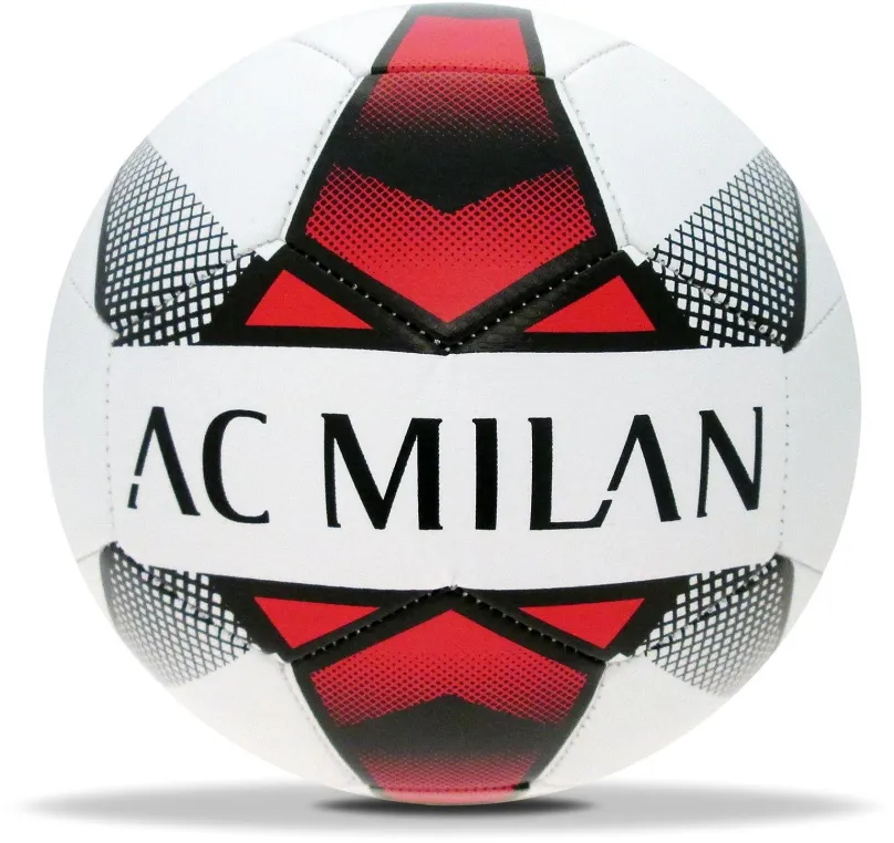 Futbalová lopta Fan-shop AC Milan white