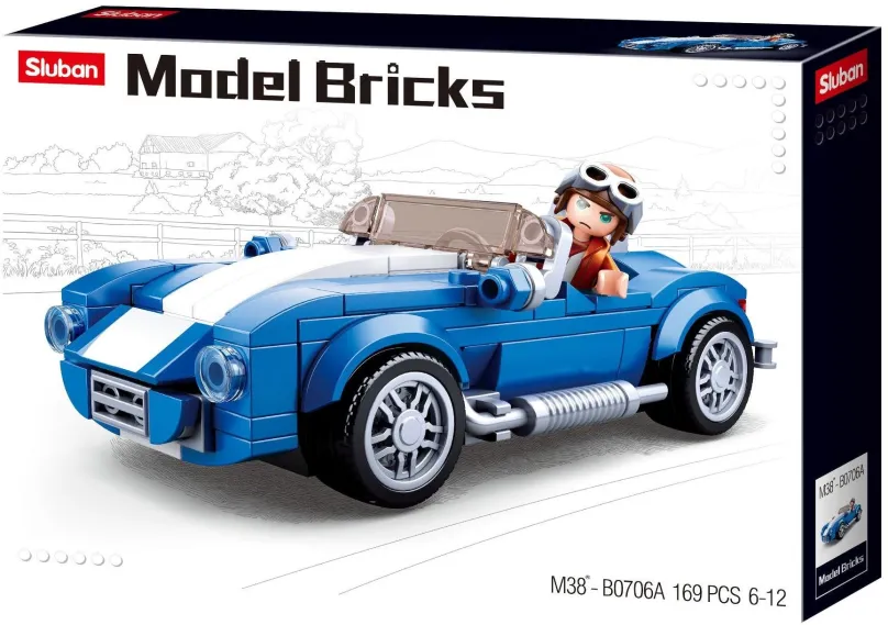 Stavebnica Sluban Model Bricks M38-B0706A Športové vozidlo