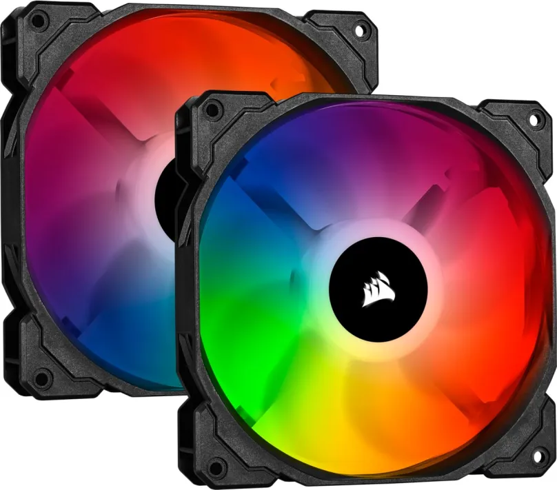 Ventilátor pre PC Corsair iCUE SP140 RGB PRO 140mm RGB LED Fan, Dual Pack with Lighting No