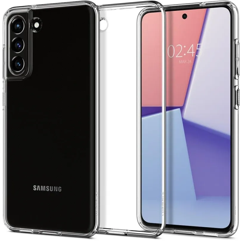 Kryt na mobil Spigen Liquid Crystal Clear Samsung Galaxy S21 FE 5G, pre Samsung Galaxy S21