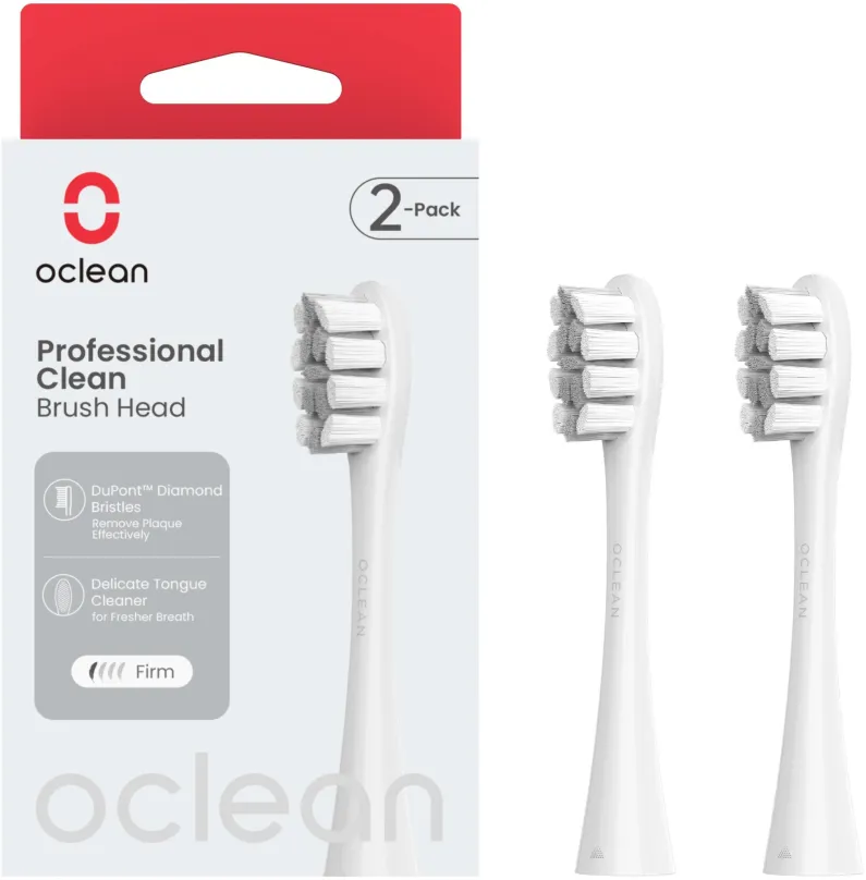 Náhradná hlavica k zubnej kefke Oclean Professional Clean Medium P1C10-X Pro Elite 2 ks šedé
