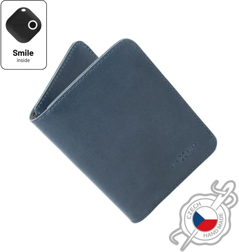 Peňaženka FIXED Smile Wallet XL so smart trackerom FIXED Smile PRO modrá