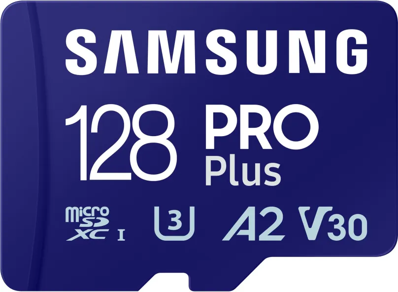 Pamäťová karta Samsung MicroSDXC 128GB PRO Plus + SD adaptér (2023)