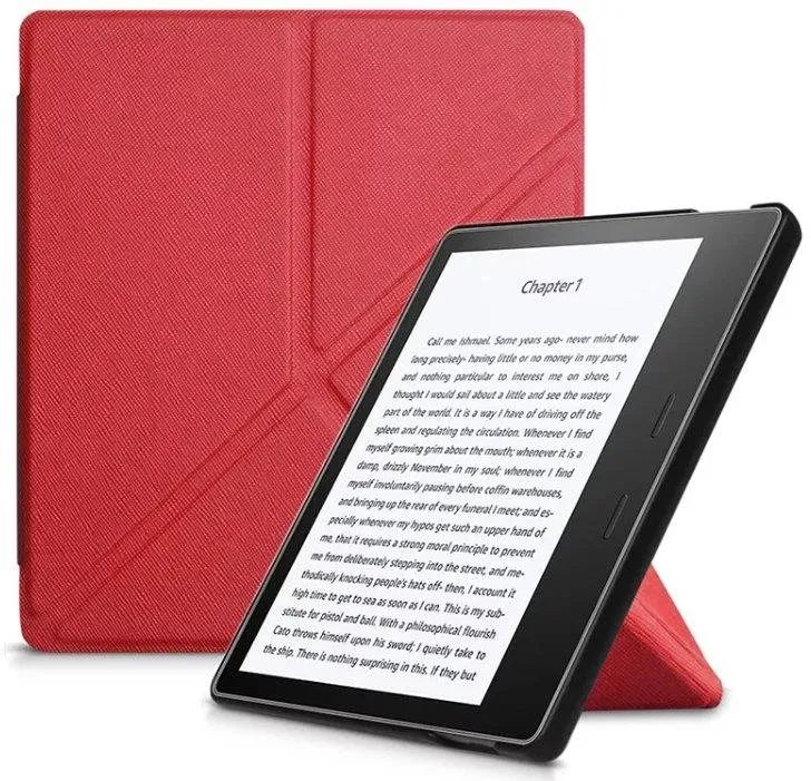 Puzdro na čítačku kníh Durable Lock Origami DLO-02 - Puzdro na Amazon Kindle Oasis 2/3 - červené