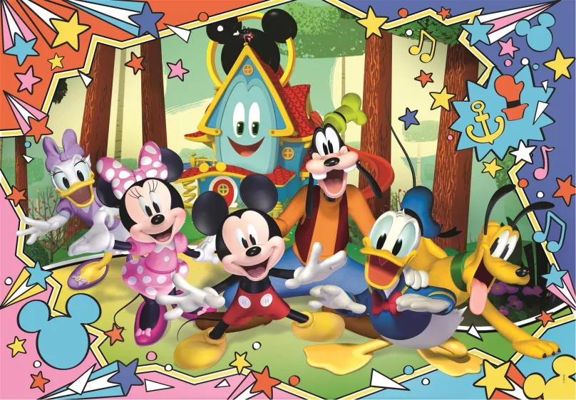 CLEMENTONI Puzzle Mickey s kamarátmi 30 dielikov