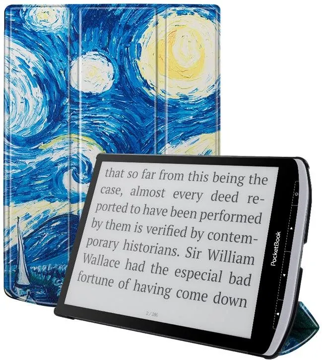 Púzdro na čítačku kníh B-SAFE Stand 1326, púzdro pre PocketBook InkPad X, Gogh
