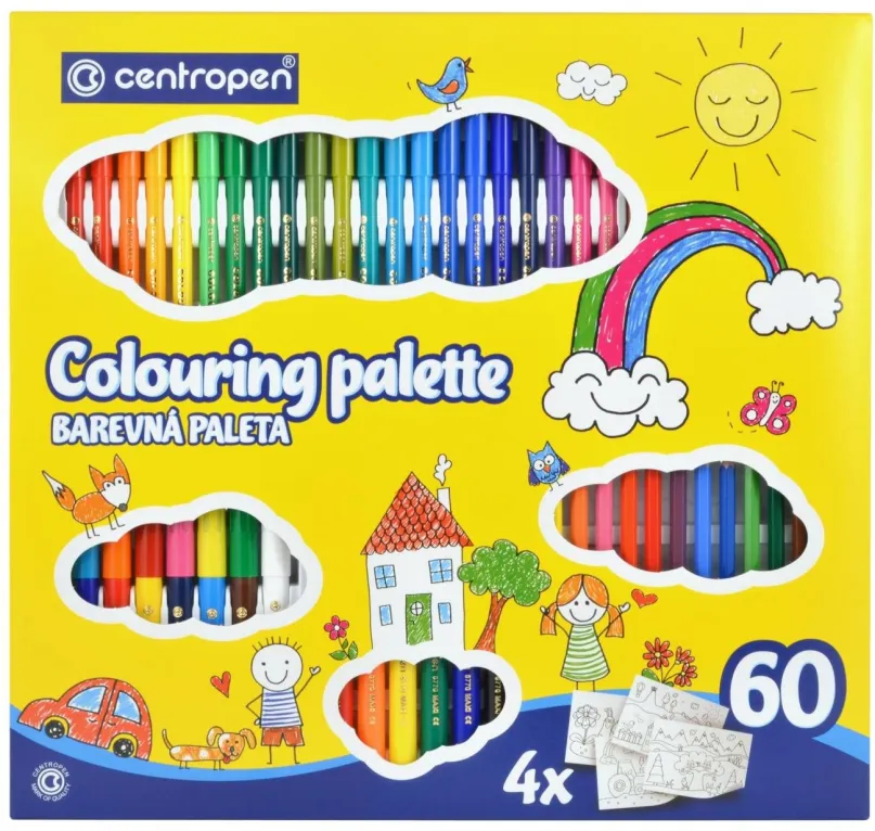 Kreatívna súprava CENTROPEN colouring palette 9396 set